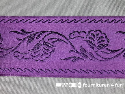 Floral lint 48mm paars