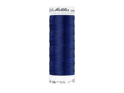 Mettler Seraflex - elastisch machinegaren - donker blauw (0825)