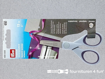 Prym universele schaar - titanium - 13cm - 610550