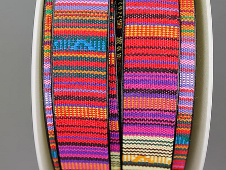 Ibiza tassenband 25mm rood paars roze