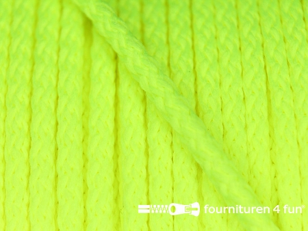 Jassen koord 3mm neon geel