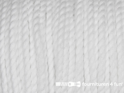 Katoen polyester koord 2,5mm wit