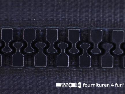 Deelbare bloktand rits 8mm marine blauw