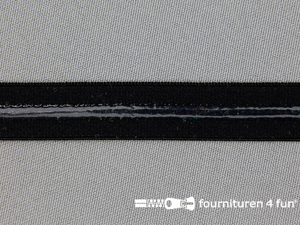 Siliconen elastiek 15mm zwart