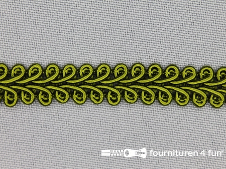 Viscose galon 11mm olijf groen