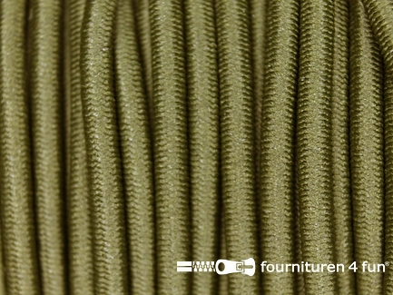 Elastisch koord 3mm leger groen