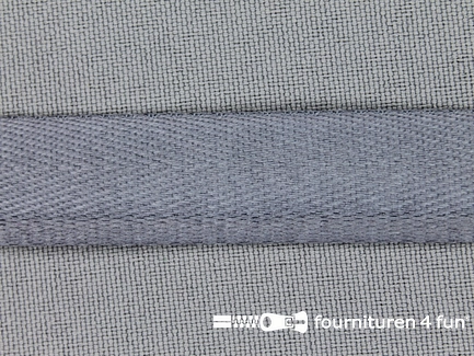 Kaart / Rol 25 meter stootband 15mm midden grijs