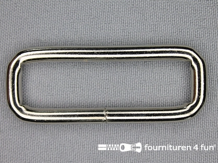 Schuifpassant - 50mm - zilver - heavy duty