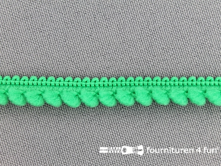Bolletjesband - 10mm - gras groen