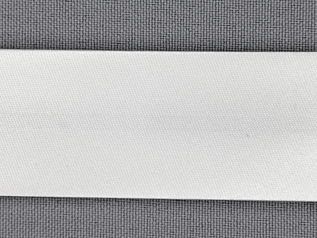 Satijnen biasband 30mm wit