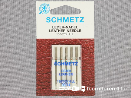 Schmetz machinenaalden - leder - 90