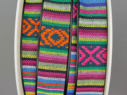 Ibiza tassenband 25mm multicolor