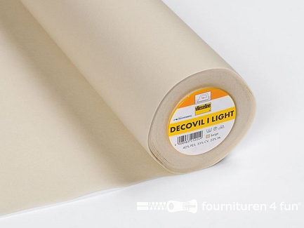 COUPON 1 meter x 45cm Vlieseline Decovil 1 Light 