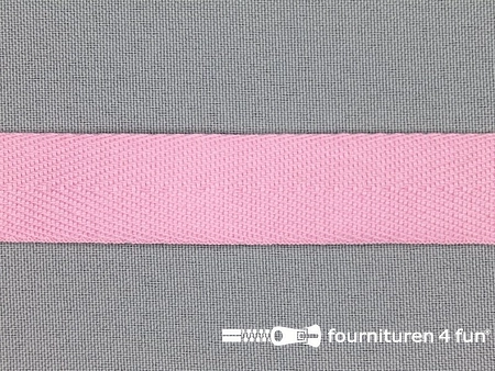 Rol 50 meter luxe keperband - 20mm - licht roze