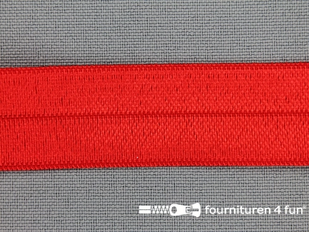 Elastische biasband 20mm rood