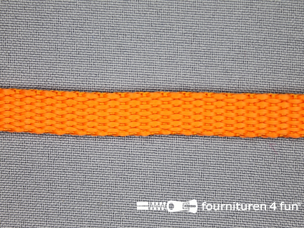 Halsband uni colour 10mm oranje