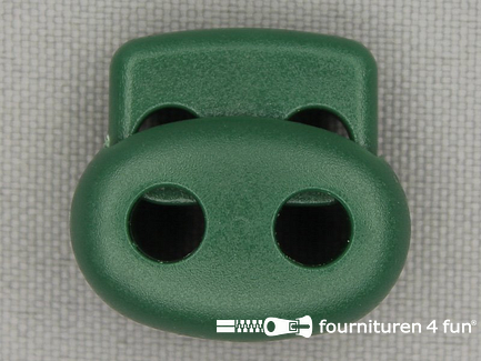 Koordstopper - 23mm - dubbel - licht jagers groen