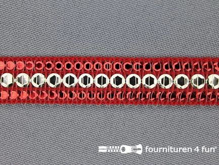 Kaart 20 meter party band 15mm rood