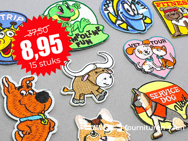 OPRUIMING - Collectie strijkapplicaties