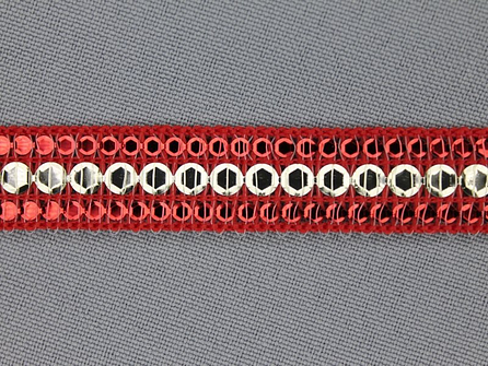 Kaart 20 meter party band 15mm rood