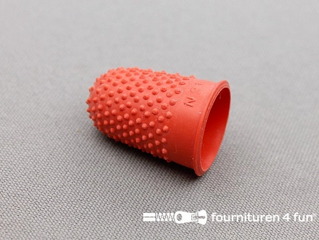 Rubberen vingerhoed - maat L