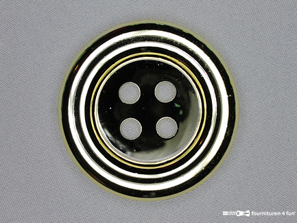 Clownsknoop - metallic - 72mm - licht goud