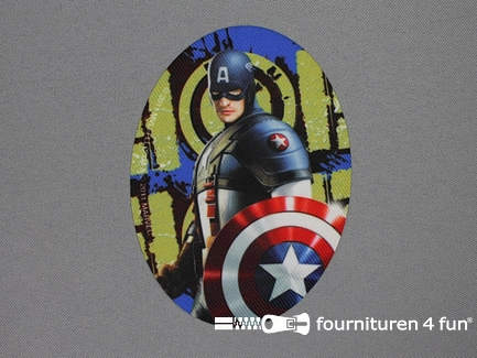 Avengers applicatie 80x110mm Captain America