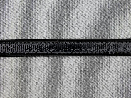Siliconen elastiek 10mm zwart