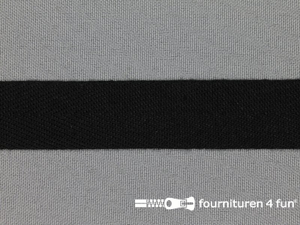 Rol 50 meter Luxe keperband 20mm zwart