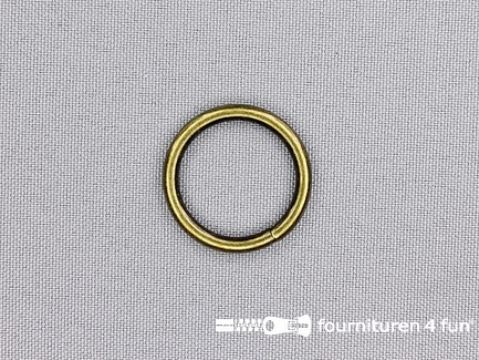 Stalen ring - 20mm - brons