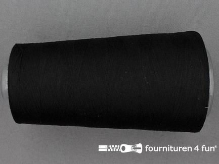 100% polyester Lockgaren 40/2 zwart