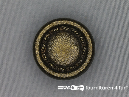 Bronzen knoop 28mm rond
