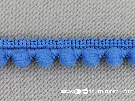 Bolletjesband 15mm kobalt blauw