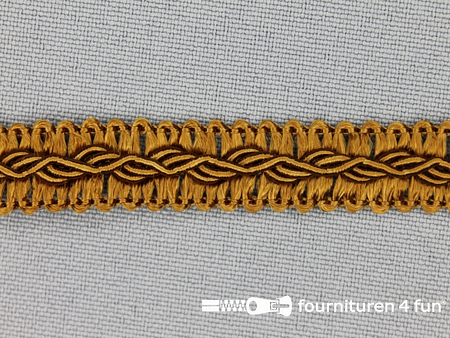 Viscose galon 12mm camel bruin