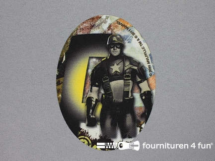 Avengers applicatie 80x110mm Captain America