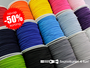 OPRUIMING - Rollen elastisch koord 2,7mm