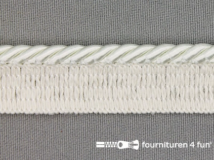 Gedraaid paspelband 18mm ecru