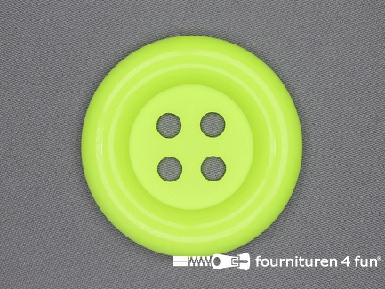 Clownsknoop 72mm neon geel