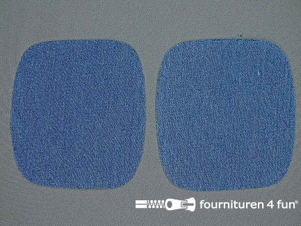 Kniestukken 110mm jeans blauw