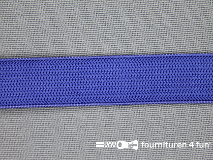 Gekleurd soepel elastiek - 14mm - kobalt blauw