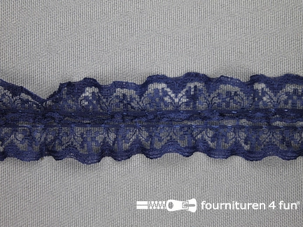 Nylon kant 28mm marine blauw