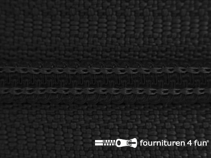 Niet deelbare broek rits nylon 4/5mm zwart