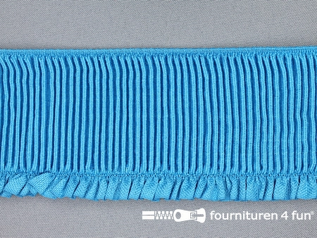 Boordelastiek 60mm aqua blauw
