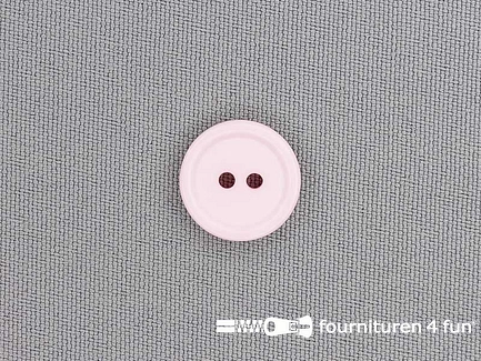 Kunststof knoop 15mm roze