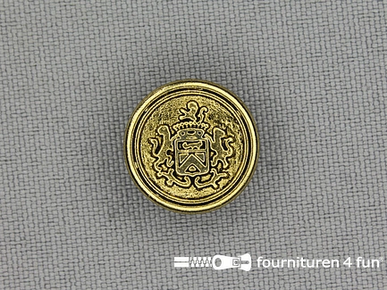 Gouden knoop 15mm wapen