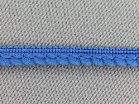 Bolletjesband 10mm kobalt blauw