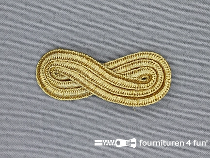Brandenburger epaulet 25x60mm goud