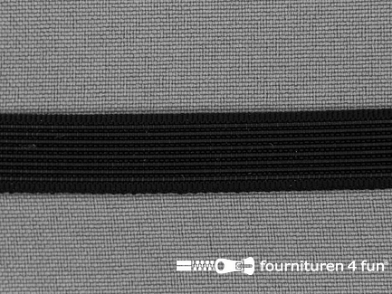 Baleinenband 12mm rigi zwart