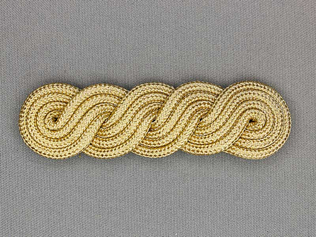 Brandenburger epaulet 27x100mm goud