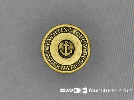 Gouden knoop 15mm yachting club